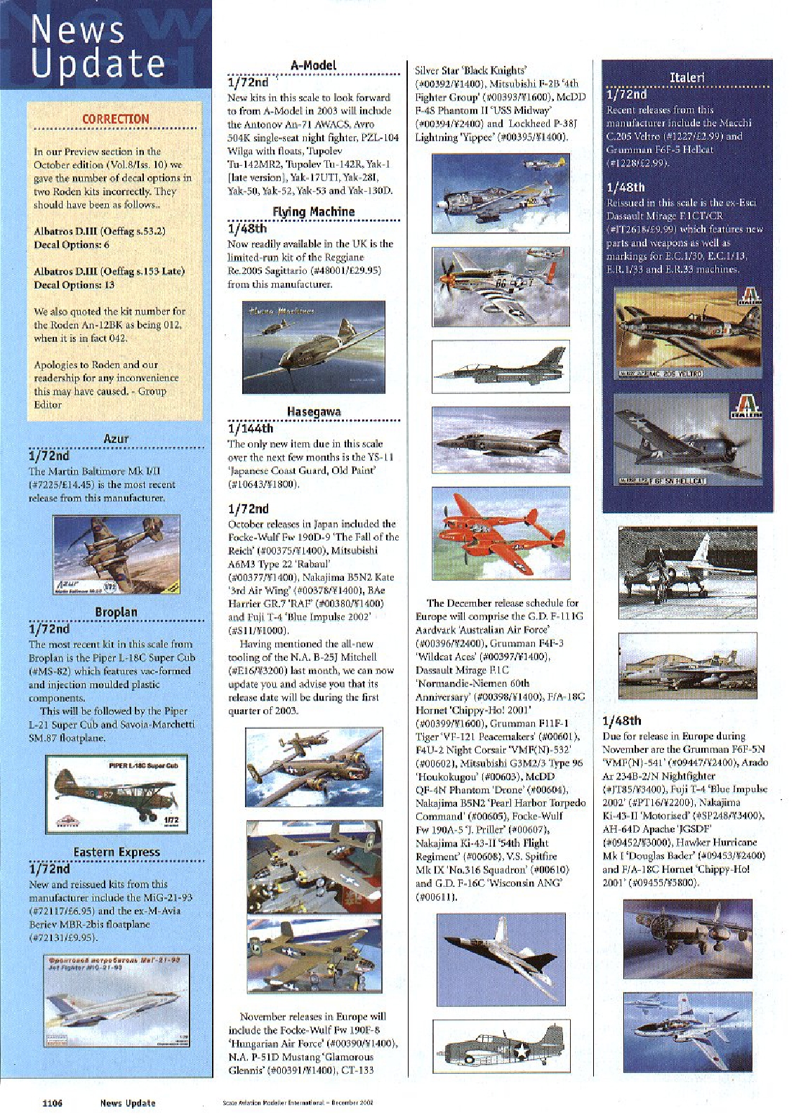 Scale Aviation Modeller International 2002-12